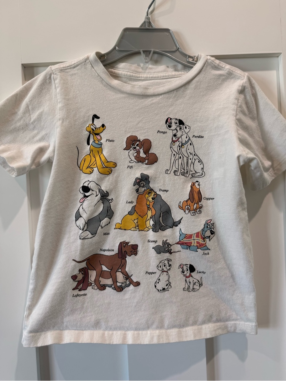 Disney White Dogs of Disney Graphic Tee